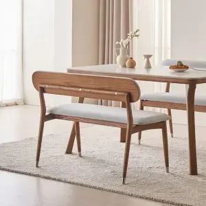 [클리어런스]포우든 2인용 원목 벤치