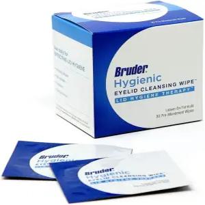 브루더 위생 눈꺼풀 클렌징 물티슈 린스 프리 각질 제거 물티슈로 눈꺼풀과 속눈썹의 과도한 유분과 이물질