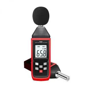 넓은 화면 고정밀 콘덴서 실내외 건설 현장 소음 측정기 8151
