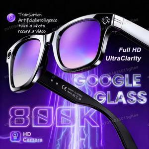 2026년 신제품 4K AI 스마트 안경 변색 HD 안경 다기능 카메라 블루투스 통화 음성 비서 음악 플레이어 번