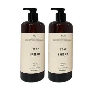 미쟝센 스킨케어 퍼퓸 샴푸 페어앤프리지아향 900ml 2개