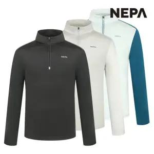 [택가99,000원] 네파 남성 여름 프레쉬 블럭 긴팔 집업티셔츠 7J35403