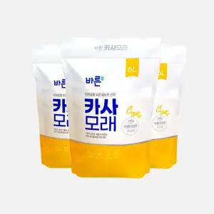 [3개세트] 바른 카사바 고양이 모래 라이트 6L (4.2kg) (가는입자)
