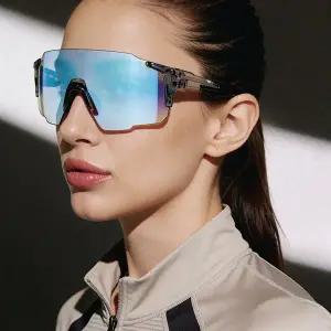 HNF 변색 미러 러닝선글라스 스포츠고글 골프 등산 런닝 테니스 자전거 라이딩