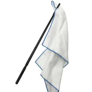 플루트 청소 세트 청소 막대 및 천 목관 악기 부품 클리너 스틱 초보자를 닦는 천