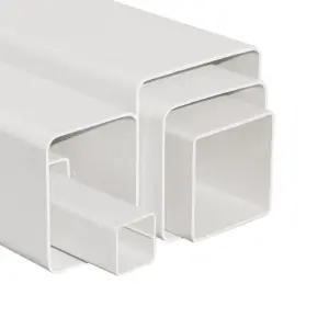 PVC 사각파이프 배수관 플라스틱 각파이프 사각 수경