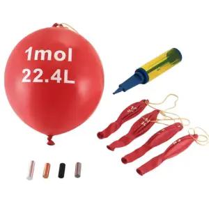 기체 체력 질량 이해 1 mol 몰모형 풍선 과학실험 교구 놀이키트 화학수업 조별실습