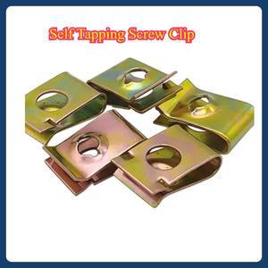 셀프 태핑 나사 클립/오토바이 리프 스프링 너트 아연 도금 카드 스프링/전기 자동차 쉘 수리용 특수 고정