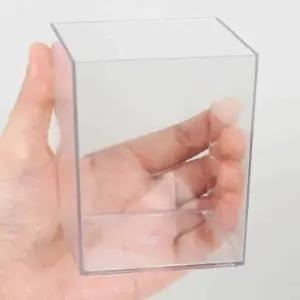 색연필꽂이 다용도사각투명케이스 사각통 투명 연필꽂이 색연필통 연필통