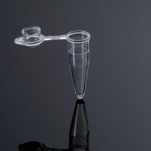 IKEME 1000개 원심분리기 PCR 튜브 0.2ml 평평한 캡 투명