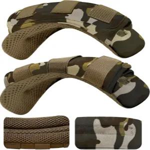 ZINMARK 2Pcs 두꺼운 쿠션 어깨 패드 미끄럼 방지 디자인 스트랩용 통기성 메쉬 부드럽고 편안함