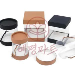 [혜명마트] 선물포장 케이스 선물용포장 창문 롤케이크 종이상자