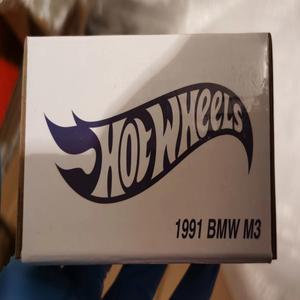 핫휠 자동차 RLC 1991 BMW M3 1/64 금속 다이캐스트 모델 컬렉션 장난감 차량