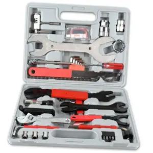 자전거 수리 용품 휴대용 전문 멀티공구 자전거 공구 키트 공기압 체크 교체 부품 분리 복스 비비 소켓