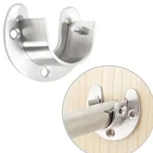 옷장 봉 스테인리스 원형봉 지지대 옷걸이 봉 소켓 브라켓 봉마감 봉소품 선반 철물 부품