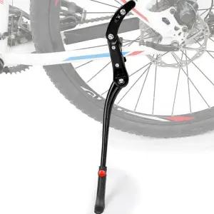 자전거 킥 스탠드 외발 사이드 거치대 자전거 스탠드 경량 접이 미끄럼 접이식 길이 방지 세울