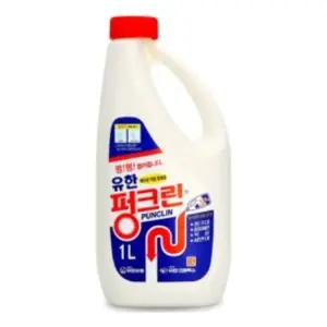 유한 펑크린 1L 배수구 세정제 유한 클리너 하수구뻥 유분용해제 유지방 배수관 뚫어뻥 액체