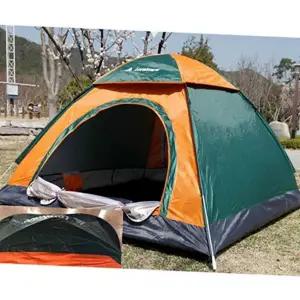 방수 팝업 텐트 휴대용 돔형 4인용 원터치 캠핑 텐트 간편 설치 접이식 차박용 낚시용 경량 낚시