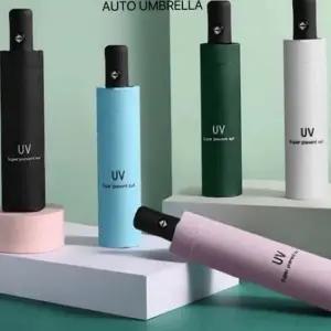 접이식 우산 경량 휴대용 원터치 3단 자동 우산 암막 방수 양산 화창한 골프용