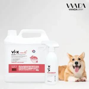 (9680원/4.5L 대용량 탈취제 본품+스프레이 증정)바이엑스 펫전용 강아지 개 배변 냄새제거 탈취제 여름