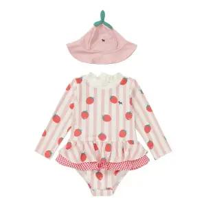 [블루독베이비](강남점)(PK)딸기올인원수영복(46370-621-01)