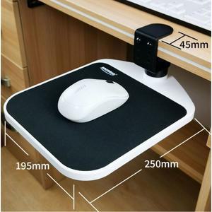 브라켓 트레이 드 무 가능 360도 20cm 거치대 마우스 그레이 검은색 패드 고정 사무실 카트 회전 받침대