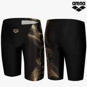 아레나 남성수영복 골드웨이브 4부 A6SM1MF10BLK