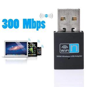 미니 USB WiFi 어댑터 300M 무선 네트워크 카드 Win7/10/11 용 호환 노트북 데스크탑 컴퓨터 802.11n