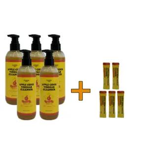 마미케어 애사비 클렌저 클렌징 200ml x 5통 + 샘플 5개 // AO