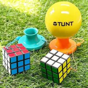 큐브 티걸이 다채로운 휴대용 연습용 알록달록 파크티 골프 용품 액세서리 훈련 레저 스윙 보조 야외 선물