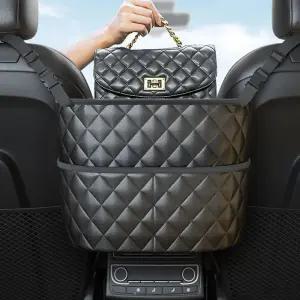 PU퀼팅가죽 차량 틈새수납 뒷자리 파티션 수납함