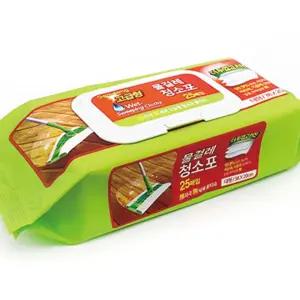 (25P) 감동 물걸레 청소포 대형/청소기/정전기/청소용/물티슈/일회용/청소/포대형/부직포/티슈/점착식