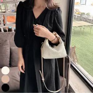 미니 셔링 레더 토트백 손가방 크로스백 멀티 실용성 KCc7+7DNc