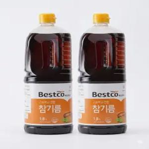 대상 베스트코 참기름1.8L 2개
