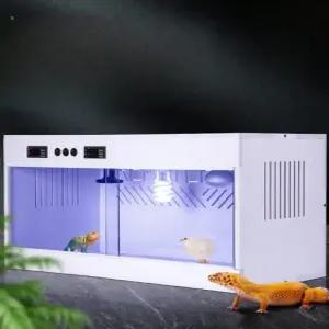 도마뱀 사육장 하우스 pvc 투명 온도 대형 소켓 인큐베이터 따뜻함