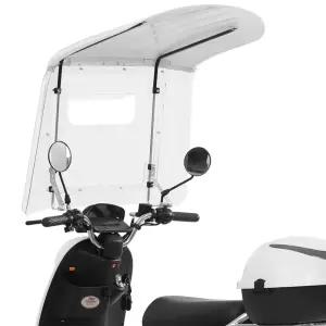 스쿠터 캐노피 지붕 바람막이 스크린 차양막 덮개 오토바붕 우비 백미러