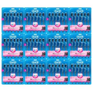 오랄비 칫솔 오랄비미세모칫솔 블랙티 6입 12개
