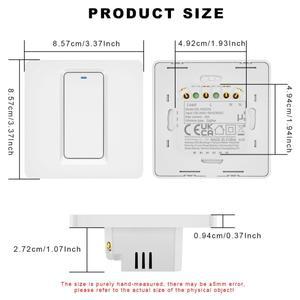 버튼 스위치 타이머 원격 제어 음성 및 카운트다운 기능을 갖춘 지그비 스마트 온수기