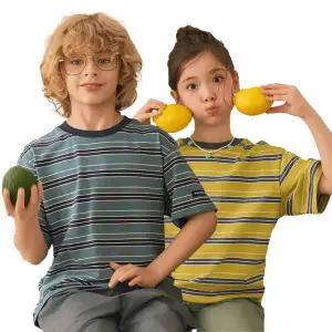 [롯데백화점]디스커버리익스페디션 DKRS54053 키즈 스트라이프 반팔티셔츠