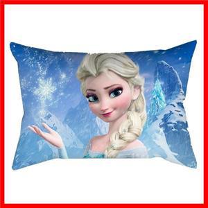 새로운 겨울왕국 플러시 엘사 안나 공주 소녀 장식/낮잠 베개 커버 쿠션 소파 어린이 생일 선물 50*30cm