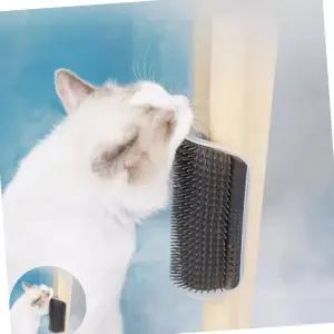 고급형 고양이 부착 셀프 그루밍 브러쉬 셀프그루머