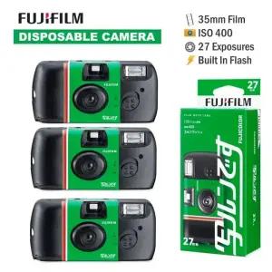 1-6 Pcs Fujifilm Quick Snap ISO400 일회용 카메라 필름 27 노출 QuickSnap 컬러 크리 에이 티브 생일