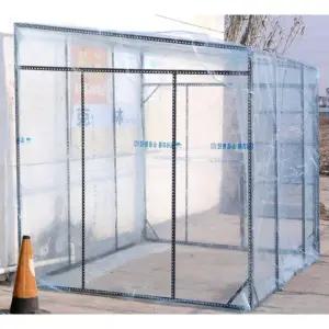 농막 어닝 테라스 천막 비막이 조립식 캐노피 필름 하우스