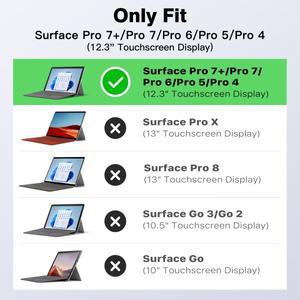 호환 Surface Pro 7 Plus 6 5 4 LTE 올인원  커버 케이스(펜 홀더 포함) 킥스탠드 보호