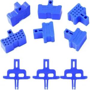 예베 9팩 자전거 브레이크 패드 스페이서 범용 유압 디스크 블리드 블록 시마노 2/4 피스톤 캘 AVID SRAM