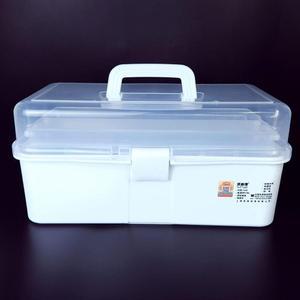 구급상자 공구상자 박스 폴딩 약상자 대형 3단수납상자 낚시채비상자 투명 수납박스 소품케이스