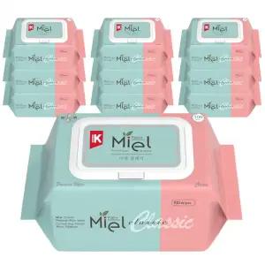 미엘 클래식 100매 캡형 10팩 물티슈