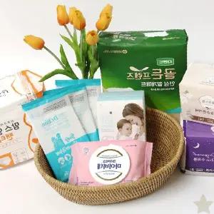 출산 준비물 산모 패키지 조리원 가방 산후 용품 안심 팬티 깔개 매트 수유 패드