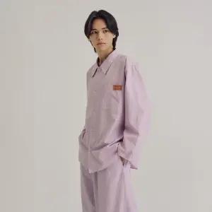 남녀공용 H317 스트림퍼플 긴소매 파자마 세트