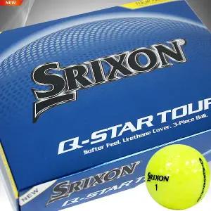 [던롭][스릭슨] Q-STAR TOUR 6 큐스타 투어 골프공(옐로우)